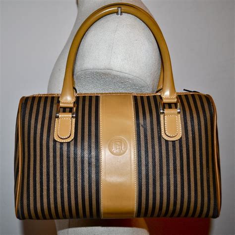 fendi stripes bag vintage 1980|vintage fendi purses for women.